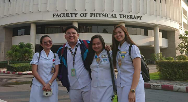 Physical Therapy students take Global Internship Experience at two Thai universities