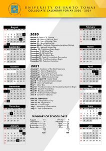 St Thomas Academic Calendar 2022 Academic Calendar -