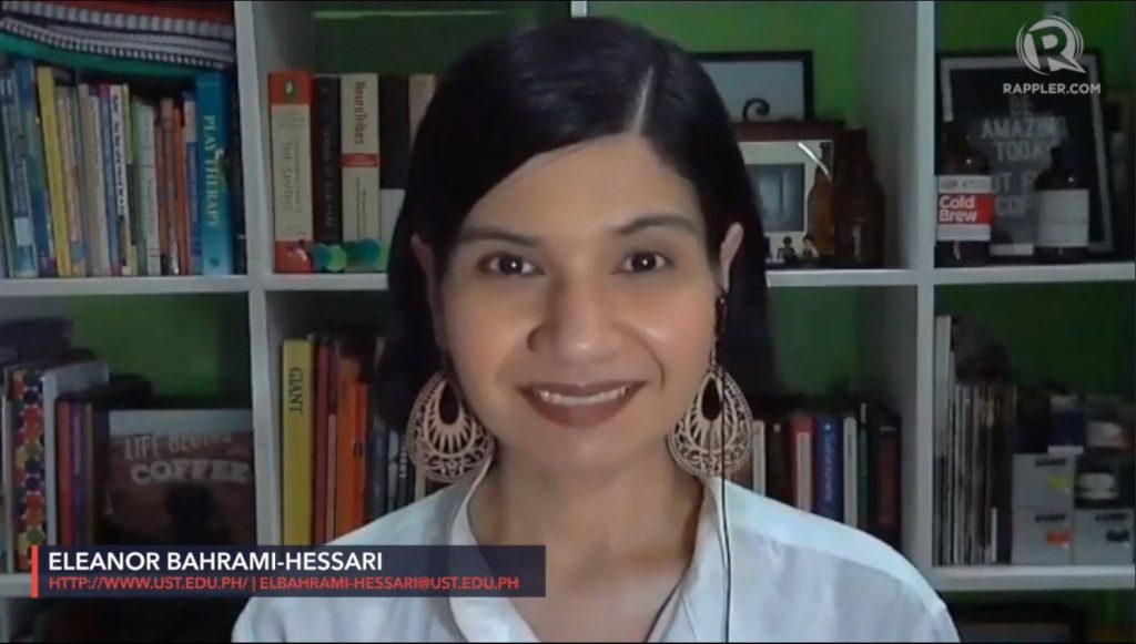 Bahrami-Hessari of Elementary Education shares tips for online pedagogy in Rappler roundtable