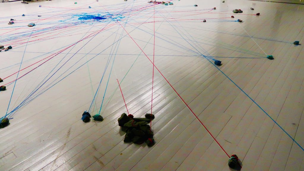 “Guevara's four-hour-long performance "Elegy #8 — The Pacific Ocean" explored the relationship between the artist's body and the representation of the ocean on the screen. …the simulacra of the augmented reality in this performance of grief and solitude, that what he presents as the anxiety of the virtual. The representational image of the ocean serves not as a backdrop, but as the simulacra for a memory.” - Yuan Mor’O Ocampo, Episodi: Signatures vol. 6. 2019