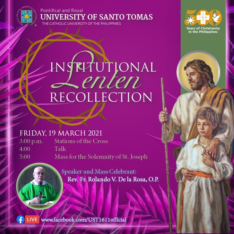 2021 Institutional Lenten Recollection