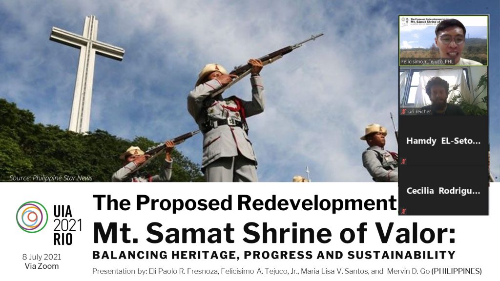 Thomasian Architects present plans for  redevelopment of Mt. Samat Shrine of Valor