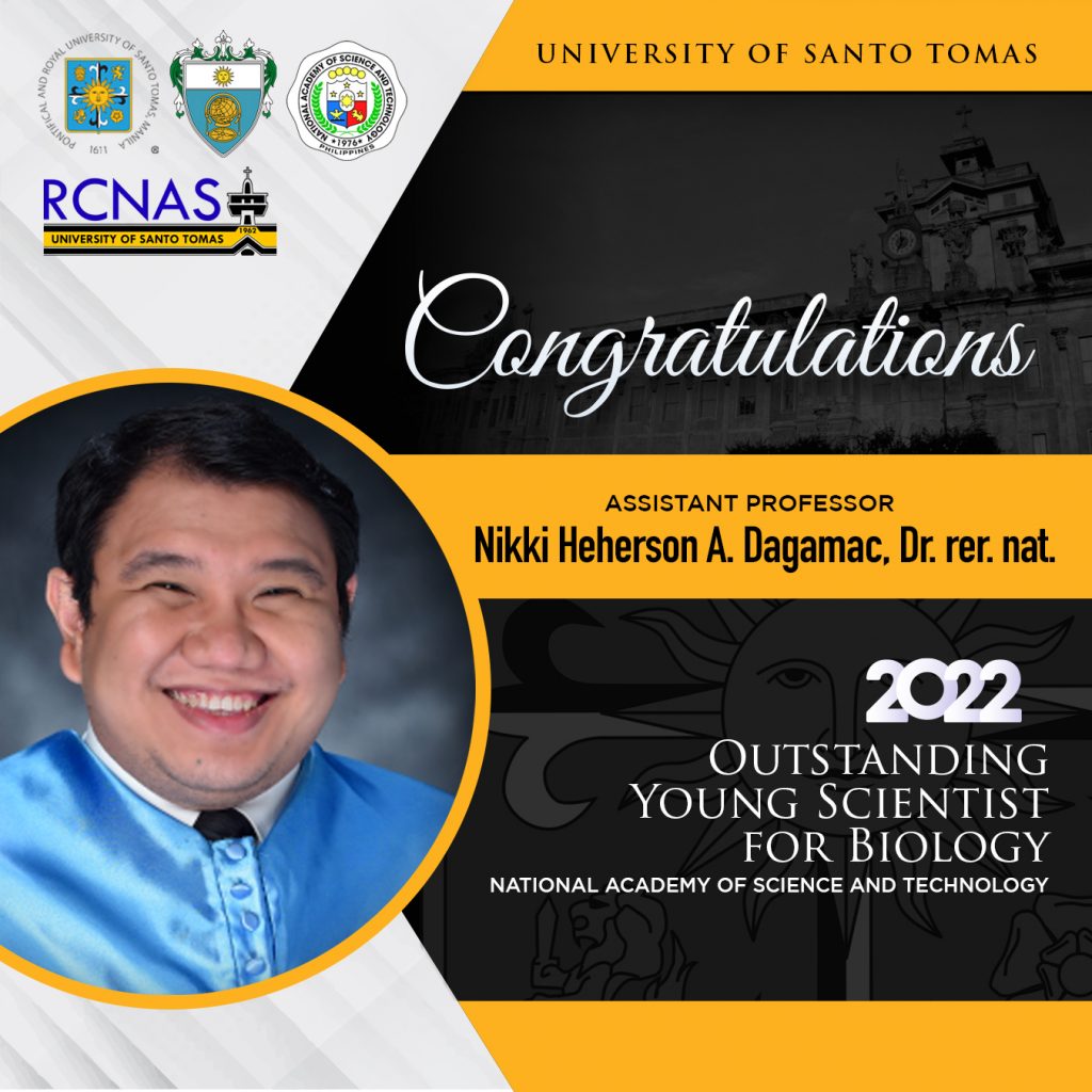 Dagamac of BioSci is 2022 NAST Outstanding Young Scientist for Biology