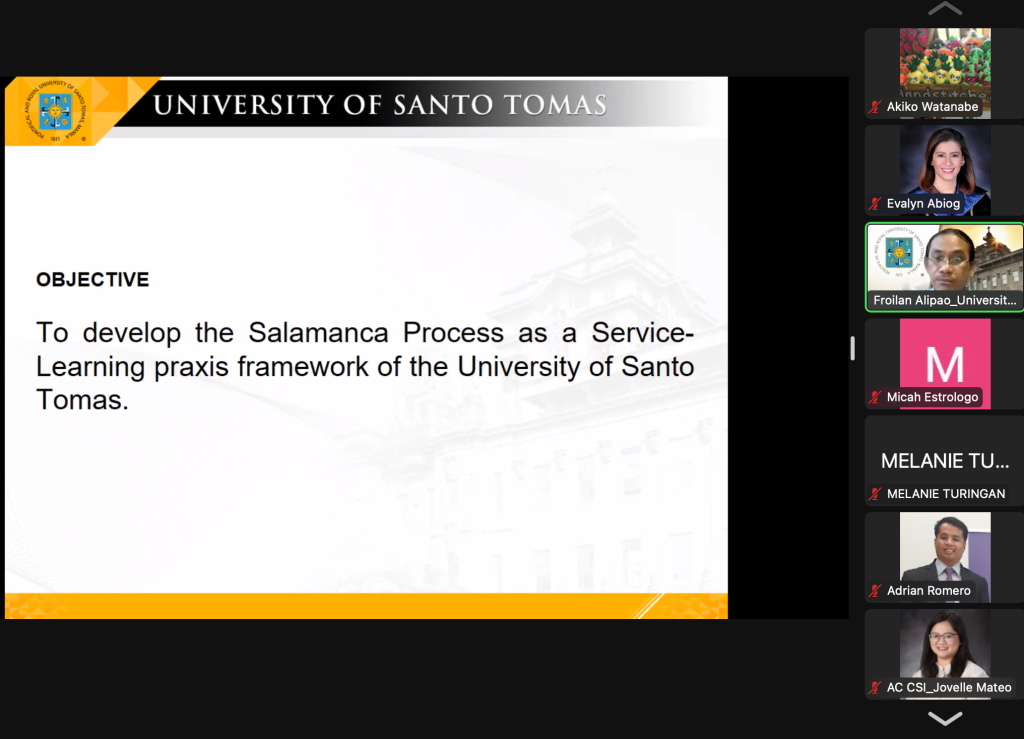 UST Presents a Panel Paper on Service-Learning in the Philippines at the 5th Philippine Studies Conference in Japan