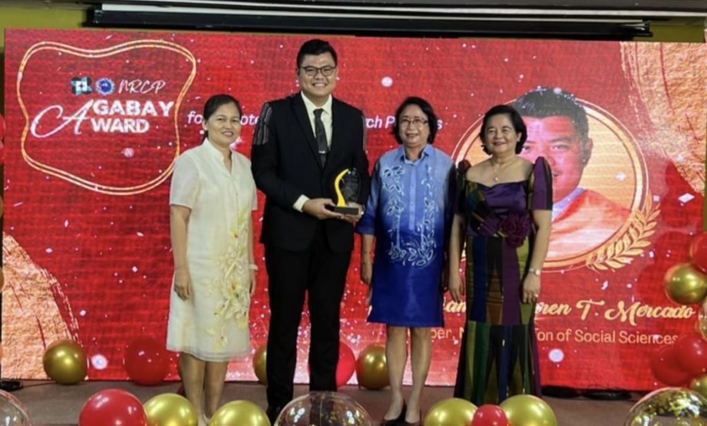 <strong>Mercado of Tourism, RCSSED wins first NRCP award for research-based policy formulation</strong>