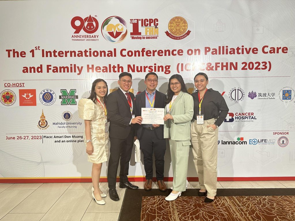 Nursing faculty, alumni win awards in 1st int’l conference on palliative care and family health