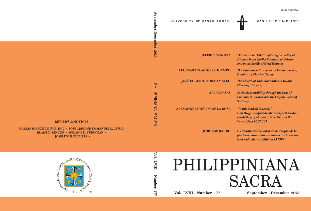 Philippiniana Sacra September-December 2023 Issue showcases scholarly works on Ecclesiastical Sciences and Church History