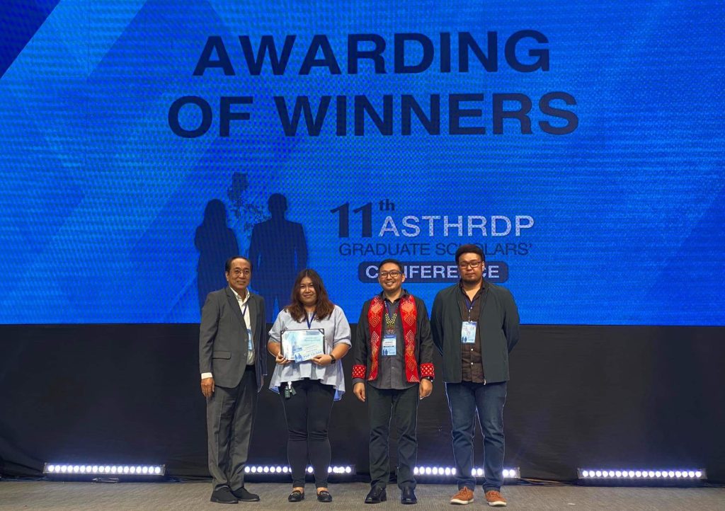 Population genetics, phylogeorgraphy study of invasive species in Laguna de Bay wins best paper presentation award
