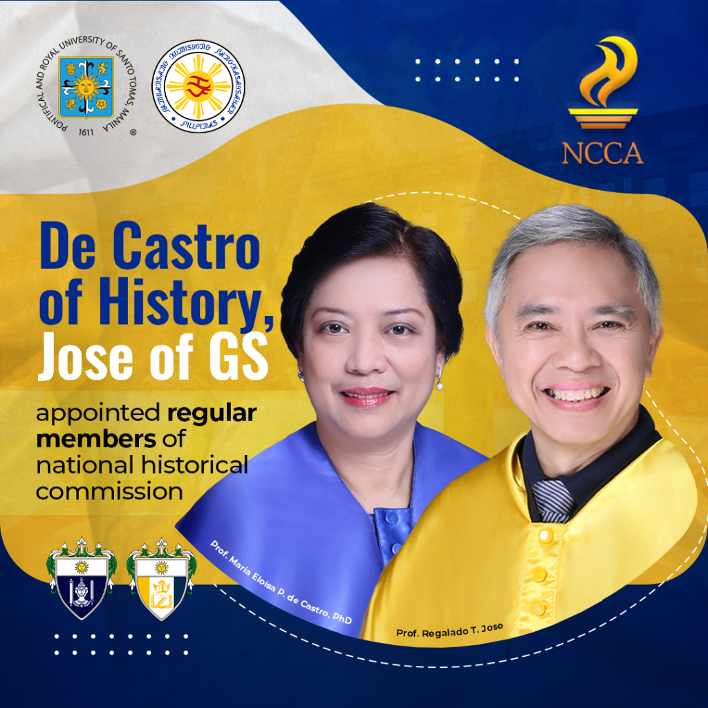 De Castro of History, Jose of GS appointed regular members of nat’l historical commission