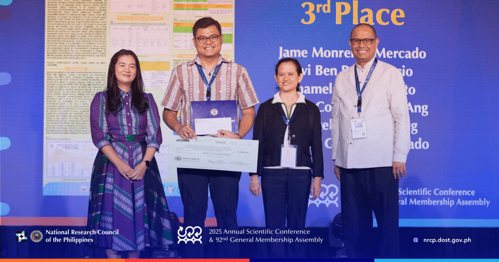 UST study on sustainable community-based tourism potential of Isabela town wins 3rd place in DOST NRCP poster contest