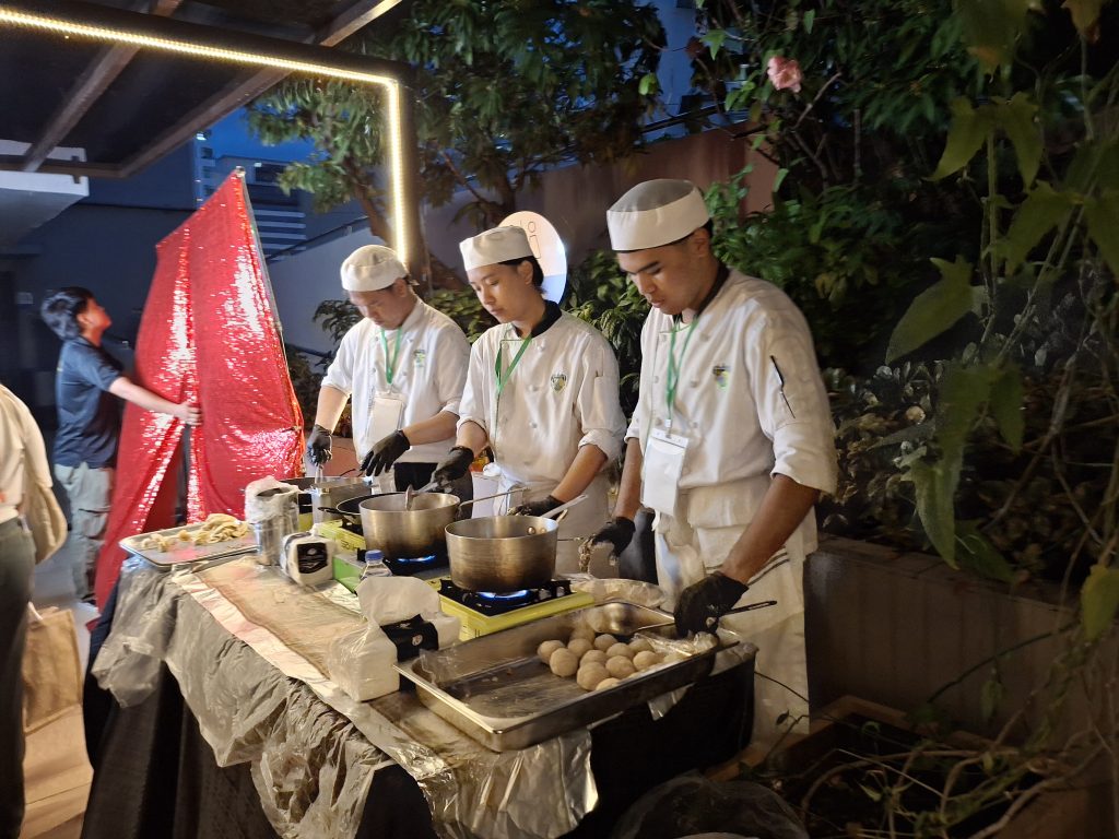 CTHM Culinary Entrepreneurship Student Team participated in the Hogfest 2025